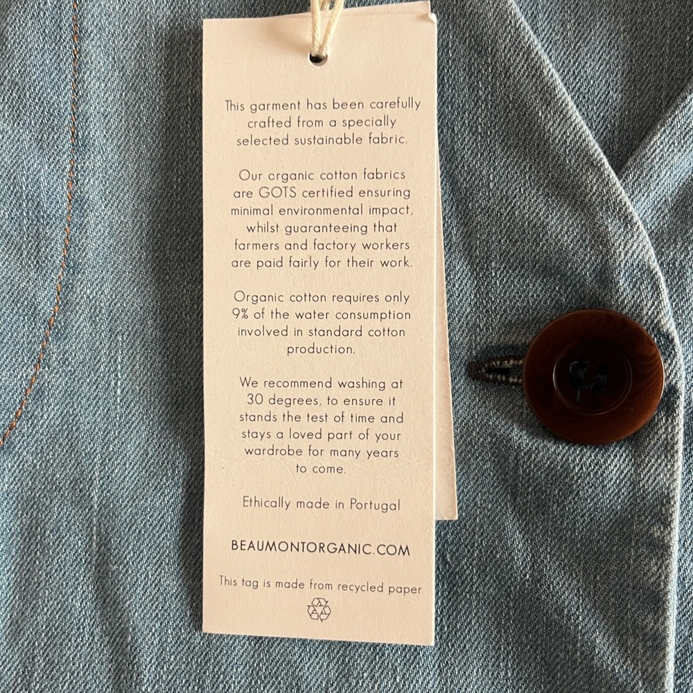 Beaumont Organic Denim Vest - Picture 7 of 14